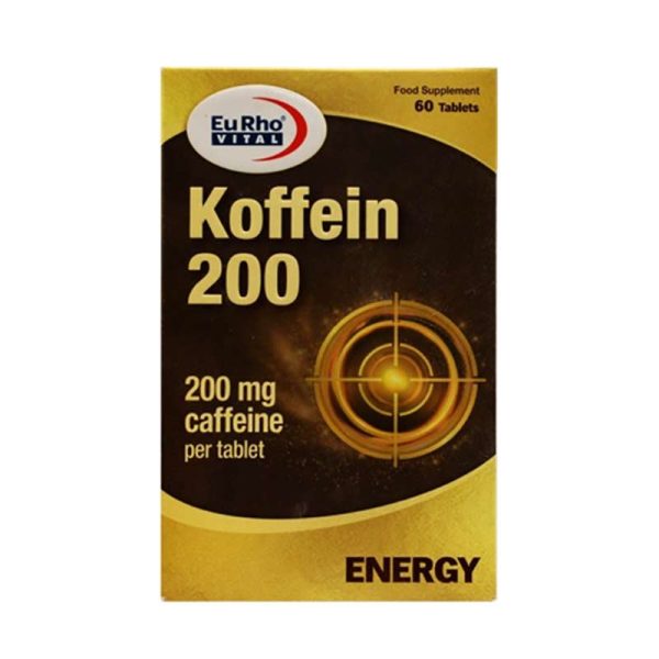 کافئین یوروویتال 200میلی گرم _Eurho Vitl Kaffei 200mg