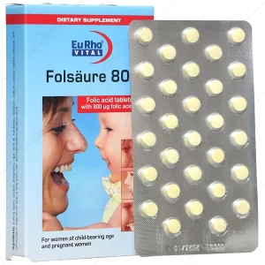 فولیک اسید 800میکرو گرم 60عددی
