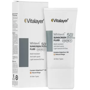 فلوئید ضد آفتاب ضدلک وایت ویت spf50